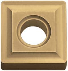 Kyocera - SNMG433 Grade TN60 Cermet Turning Insert - TiCN/NbC Finish, 90° Square, 1/2" Inscr Circle, 3/16" Thick, 3/64" Corner Radius - Americas Industrial Supply