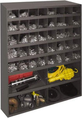 Durham - 44 Bin, Small Parts Storage Bin - 12" Deep x 33-3/4" Wide x 42" High - Americas Industrial Supply