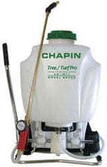 Chapin - 4 Gal Garden Backpack Sprayer - Reinforced Hose, Polyethylene Tank, For Industrial Applications - Americas Industrial Supply