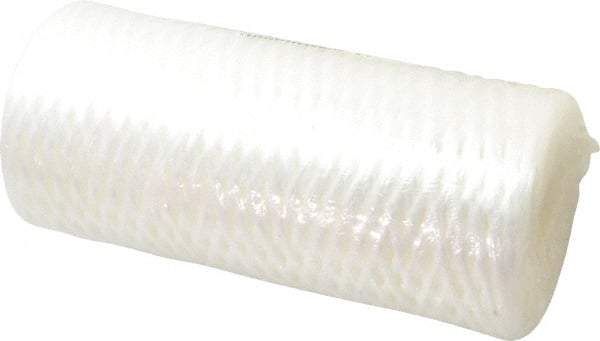 Pentair - 4-1/2" OD, 50µ, Fibrillated Polypropylene String-Wound Cartridge Filter - 9-7/8" Long, Reduces Sediments - Americas Industrial Supply