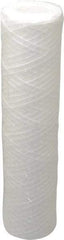 Pentair - 2-3/8" OD, 30µ, Polypropylene String-Wound Cartridge Filter - 9-7/8" Long, Reduces Sediments - Americas Industrial Supply