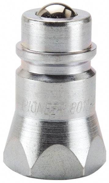 Parker - 9/16-18 SAE Steel Hydraulic Hose O-Ring Boss Nipple - 5,000 psi - Americas Industrial Supply