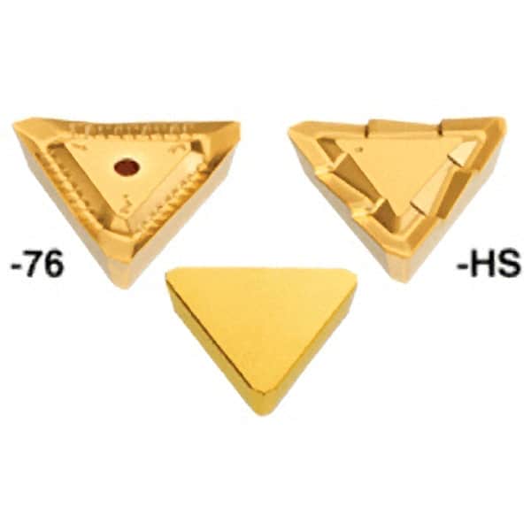 Iscar - TPKN43 42 Grade IC328 Carbide Milling Insert - TiCN Finish, 0.1874" Thick, 1/2" Inscribed Circle - Americas Industrial Supply