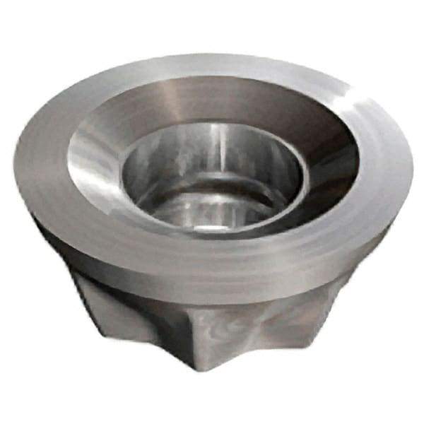 Iscar - R90CW1205 T Grade IC908 Carbide Milling Insert - TiAlN Finish, 0.1969" Thick, 12mm Inscribed Circle - Americas Industrial Supply