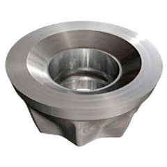 Iscar - R90CW1205 T Grade IC908 Carbide Milling Insert - TiAlN Finish, 0.1969" Thick, 12mm Inscribed Circle - Americas Industrial Supply