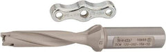 Iscar - 12 to 12.4mm Diam, 5xD, 60mm Max Depth, 16mm Shank Diam, 124.2mm OAL, Replaceable Tip Drill - IDI-SG, IDI-SK Insert, DCM Toolholder, Series ChamDrill - Americas Industrial Supply
