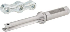 Iscar - 9.5 to 9.9mm Diam, 5xD, 47mm Max Depth, 12mm Shank Diam, 105.1mm OAL, Replaceable Tip Drill - IDI-SG, IDI-SK Insert, DCM Toolholder, Series ChamDrill - Americas Industrial Supply