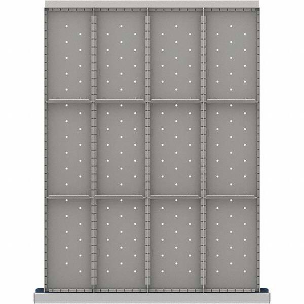 LISTA - 12-Compartment Drawer Divider Layout for 3.15" High Drawers - Americas Industrial Supply