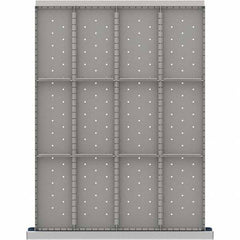 LISTA - 12-Compartment Drawer Divider Layout for 3.15" High Drawers - Americas Industrial Supply