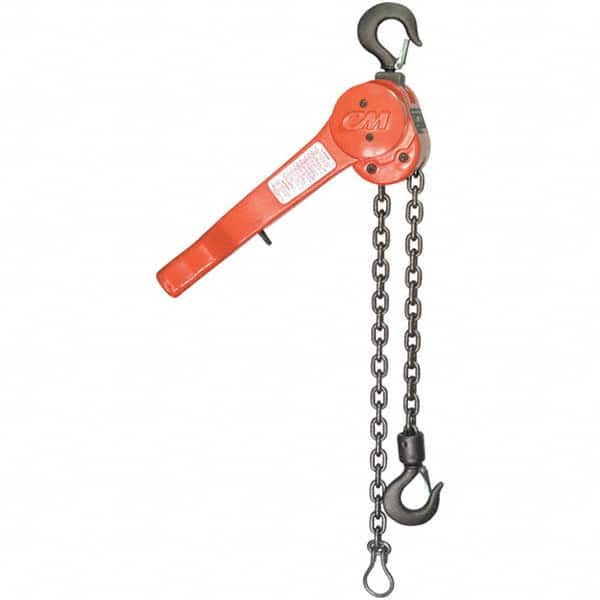CM - 1,500 Lb Capacity, 20' Lift Height, Chain Manual Lever Hoist - Americas Industrial Supply