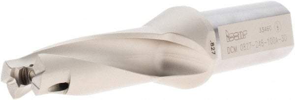 Iscar - 0.827 to 0.862" Diam, 3xD, 2.48" Max Depth, 1" Shank Diam, Replaceable Tip Drill - 21 Seat Size, DCM Toolholder, Series ChamDrill - Americas Industrial Supply