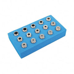 Iscar - 23 Piece, 3mm to 26mm Capacity, ER Collet Set - Increments of 0.0394", Series ER40 - Exact Industrial Supply