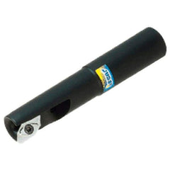 Iscar - 1" Cut Diam, 0.622" Max Depth of Cut, 1" Shank Diam, 8" OAL, Indexable Square Shoulder End Mill - Cylindrical Shank, 90° Lead Angle, Through Coolant, Series Helialu - Americas Industrial Supply