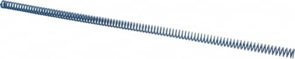 Associated Spring Raymond - 3/8" Hole Diam, 3/16" Rod Diam, 12" Free Length, Blue Die Spring - 36 Lb Max Deflection, 6" Max Deflection, Medium Duty, Chromium Alloy Steel - Americas Industrial Supply