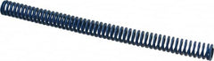 Associated Spring Raymond - 1/2" Hole Diam, 9/32" Rod Diam, 6-1/2" Free Length, Blue Die Spring - 45.5 Lb Max Deflection, 3.25" Max Deflection, Medium Duty, Chromium Alloy Steel - Americas Industrial Supply