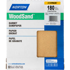 11″ × 9″ Woodsand A511 Paper Sheet 180 Grit Fine Garnet - Americas Industrial Supply