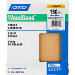 11″ × 9″ Woodsand A513 Paper Sheet 150 Grit Fine Garnet - Americas Industrial Supply