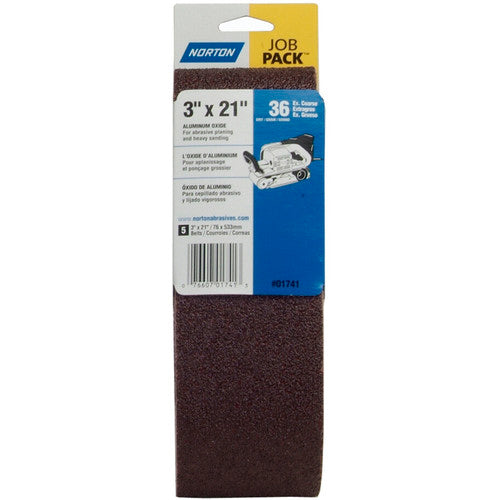 3″ × 21″ Metalite R215 Portable Belt 36 Grit Aluminum Oxide - Americas Industrial Supply