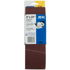 3″ × 21″ Metalite R215 Portable Belt 80 Grit Aluminum Oxide - Americas Industrial Supply