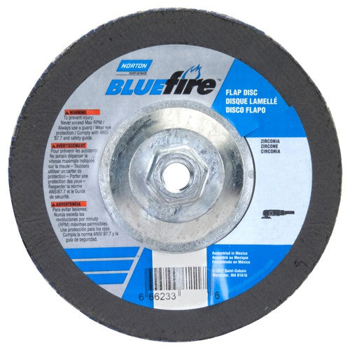 7″ × 1/4″ × 5/8″ 20X High Performance Flap Disc Type 29 40 Grit - Americas Industrial Supply