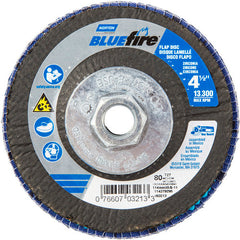 ‎4-1/2″ × 1/4″ × 5/8″-11 20X High Performance Flap Disc Type 29 Conical 80 Grit - Americas Industrial Supply