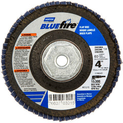 4″ × 1/4″ × 5/8″ 20X High Performance Flap Disc Type 29 60 Grit - Americas Industrial Supply