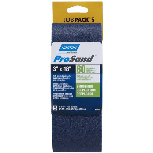 3″ × 18″ 3X High Performance Portable Belt 80 Grit Zirconia Alumina - Americas Industrial Supply