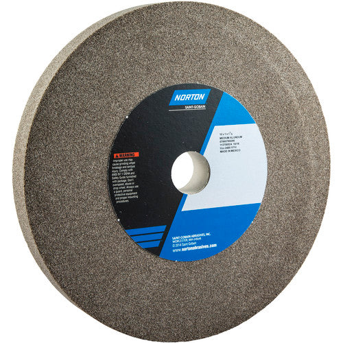 ‎10 × 1 × 1-1/4″ Gemini Bench and Pedestal Wheel 57A 60 N VBE Type 01 - Americas Industrial Supply