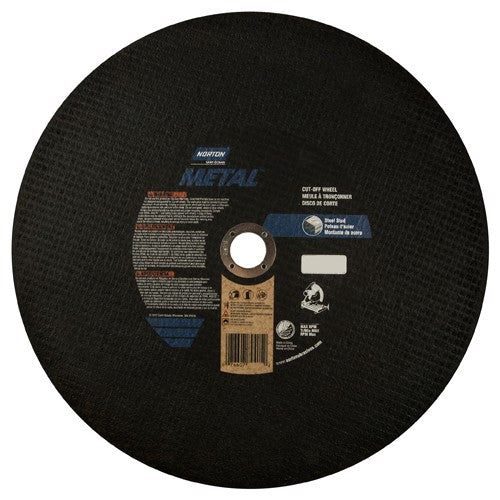 14″ × 7/64″ × 1″ Metal Chopsaw Cut-Off Wheel Type 01 Straight 36 Grit Aluminum Oxide - Americas Industrial Supply
