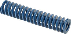 Associated Spring Raymond - 1" Hole Diam, 1/2" Rod Diam, 4-1/2" Free Length, Blue Die Spring - 234 Lb Max Deflection, 2.25" Max Deflection, Medium Duty, Chromium Alloy Steel - Americas Industrial Supply