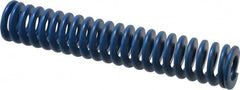 Associated Spring Raymond - 1" Hole Diam, 1/2" Rod Diam, 5-1/2" Free Length, Blue Die Spring - 242 Lb Max Deflection, 2.75" Max Deflection, Medium Duty, Chromium Alloy Steel - Americas Industrial Supply