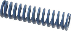 Associated Spring Raymond - 1-1/4" Hole Diam, 5/8" Rod Diam, 4-1/2" Free Length, Blue Die Spring - 360 Lb Max Deflection, 2.25" Max Deflection, Medium Duty, Chromium Alloy Steel - Americas Industrial Supply