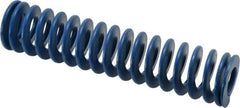 Associated Spring Raymond - 1-1/4" Hole Diam, 5/8" Rod Diam, 5-1/2" Free Length, Blue Die Spring - 352 Lb Max Deflection, 2.75" Max Deflection, Medium Duty, Chromium Alloy Steel - Americas Industrial Supply