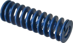 Associated Spring Raymond - 1-1/2" Hole Diam, 3/4" Rod Diam, 4-1/2" Free Length, Blue Die Spring - 517.5 Lb Max Deflection, 2.25" Max Deflection, Medium Duty, Chromium Alloy Steel - Americas Industrial Supply