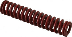 Associated Spring Raymond - 3/4" Hole Diam, 3/8" Rod Diam, 3-1/2" Free Length, Red Die Spring - 165.8 Lb Max Deflection, 1.3" Max Deflection, Medium Heavy Duty, Chromium Alloy Steel - Americas Industrial Supply