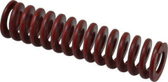 Associated Spring Raymond - 1" Hole Diam, 1/2" Rod Diam, 4" Free Length, Red Die Spring - 272.3 Lb Max Deflection, 1.48" Max Deflection, Medium Heavy Duty, Chromium Alloy Steel - Americas Industrial Supply