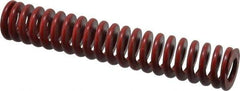 Associated Spring Raymond - 1-1/4" Hole Diam, 5/8" Rod Diam, 7" Free Length, Red Die Spring - 518 Lb Max Deflection, 2.59" Max Deflection, Medium Heavy Duty, Chromium Alloy Steel - Americas Industrial Supply