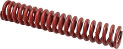 Associated Spring Raymond - 1-1/2" Hole Diam, 3/4" Rod Diam, 8" Free Length, Red Die Spring - 651.2 Lb Max Deflection, 2.96" Max Deflection, Medium Heavy Duty, Chromium Alloy Steel - Americas Industrial Supply