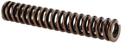 Associated Spring Raymond - 5/8" Hole Diam, 11/32" Rod Diam, 3-1/2" Free Length, Gold Die Spring - 128.1 Lb Max Deflection, 1.05" Max Deflection, Heavy Duty, Chromium Alloy Steel - Americas Industrial Supply