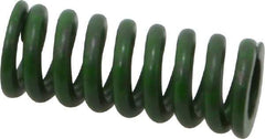 Associated Spring Raymond - 5/8" Hole Diam, 11/32" Rod Diam, 1-1/2" Free Length, Green Die Spring - 142.5 Lb Max Deflection, 0.38" Max Deflection, Extra Heavy Duty, Chromium Alloy Steel - Americas Industrial Supply