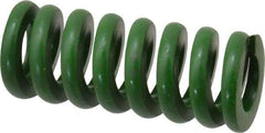 Associated Spring Raymond - 3/4" Hole Diam, 3/8" Rod Diam, 1-3/4" Free Length, Green Die Spring - 328.1 Lb Max Deflection, 0.44" Max Deflection, Extra Heavy Duty, Chromium Alloy Steel - Americas Industrial Supply