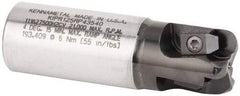 Kennametal - 1-1/4" Cutting Diam, 1-1/4" Shank Diam, 1-1/4" Max Depth of Cut, Straight Shank Indexable Copy End Mill - 3 Inserts, RP.. 43.. Insert, KIPR Toolholder, Through Coolant - Americas Industrial Supply