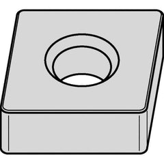 Kennametal - CNGA432 Grade KYS25 Ceramic Turning Insert - 80° Diamond, 1/2" Inscr Circle, 3/16" Thick, 1/32" Corner Radius - Americas Industrial Supply