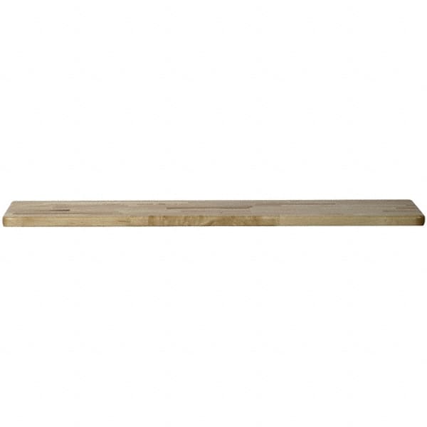 Hallowell - 9-1/2" Wide x 1-1/4" High x 144" Deep, Locker Benchtop - Americas Industrial Supply