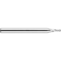 Harvey Tool - 0.07" Body Diam, 140°, 1-1/2" OAL, 2-Flute Solid Carbide Spotting Drill - Exact Industrial Supply