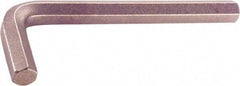 Ampco - 36mm Hex, Long Arm, Nonsparking Hex Key - 355mm OAL, Nickel Aluminum Bronze, Metric System of Measurement - Americas Industrial Supply
