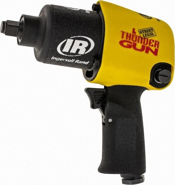 Ingersoll-Rand - 1/2" Drive, 10,000 RPM, 625 Ft/Lb Torque Impact Wrench - Pistol Grip Handle, 1,250 IPM, 5.4 CFM, 1/4" NPTF Inlet - Americas Industrial Supply