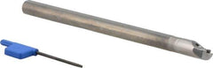 Iscar - 0.413" Min Bore Diam, 6" OAL, 3/8" Shank Diam, E-SWUB Indexable Boring Bar - WB.. 520L Insert, Screw or Clamp Holding Method - Americas Industrial Supply