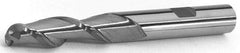 Accupro - 16mm Diam, 32mm LOC, 2 Flute Solid Carbide Ball End Mill - TiCN Finish, Single End, 89mm OAL, 16mm Shank Diam, Spiral Flute - Americas Industrial Supply