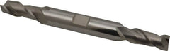 Accupro - 5/16", 3/4" LOC, 3/8" Shank Diam, 3-1/2" OAL, 2 Flute, Solid Carbide Square End Mill - Double End, Uncoated, Spiral Flute, 40° Helix, Centercutting, Right Hand Cut, Right Hand Flute - Americas Industrial Supply